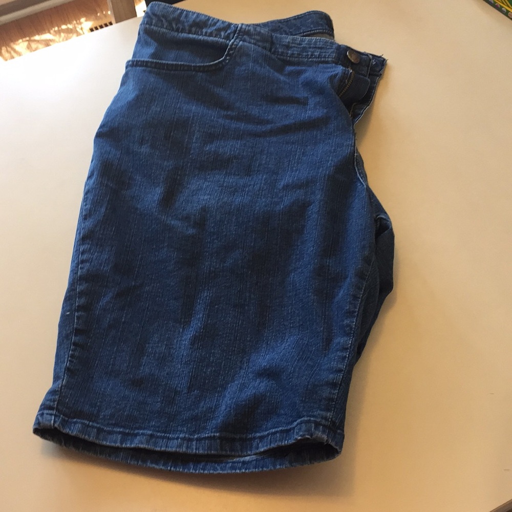 Denim shorts
